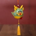 thumbnail image 6 of Lohuatrd Cute Zodiac Dragon Plush Pendant with Tassel Folk Art Embroidery Pattern Stuffed Animal Mascot Doll Plushies Hanging Ornament 2024 Chinese New Year Decoration Holiday Gift for Kids Girls, 6 of 7