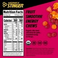 thumbnail image 5 of Honey Stinger Organic Gluten-Free Energy Chew, Fruit Smoothie, 4 Count Box, 5 of 8