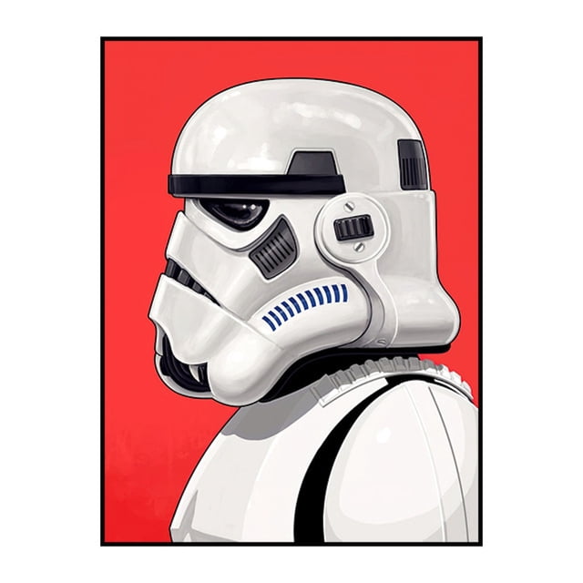 Póster de pared con estampado de Stormtrooper, 50 x 70 cm