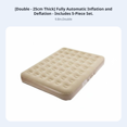 thumbnail image 4 of Abbraccia Colchón inflable para exteriores, cama de aire para camping, almohadilla automática portátil gruesa, para varias personas, 4 of 6