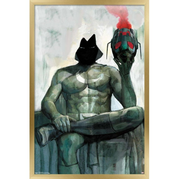 Marvel Comics - Moon Knight - Cover #2 Wall Poster, 14.725" x 22.375", Framed