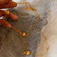 thumbnail image 6 of KCAHPAN Stylish Gold Plated Necklace Jewelry Stylish Sweater Necklace Adornment with Vintage Pumpkin Beads for Trendsetters, 6 of 9