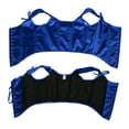 thumbnail image 5 of Comfortable Lace Satin Corset, Fashion Women Style Solid Color Backless Ribbon Waist Camisole Shapewear New Lace Bustier Corset Tops for Women Style B-66 Blue M, 5 of 6