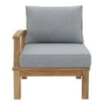 thumbnail image 6 of Modway Marina Outdoor Patio Teak Left-Facing Sofa, Multiple Colors, 6 of 9
