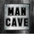 thumbnail image 2 of Williams, Todd 12x12 Black Ornate Wood Framed with Double Matting Museum Art Print Titled - ManCave  Metal Sq, 2 of 4