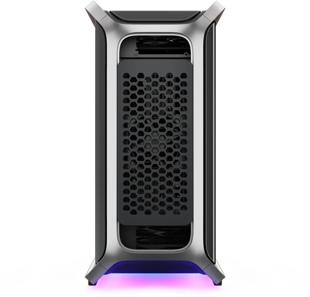 Cooler Master Cosmos Alpha Full Tower ATX PC Case - Flagship Curved Aluminum Frame, Powerful 200mm Dual Intake Fans, Fits 400mm GPUs & 420mm Radiators, ARGB Chassis Underglow, Limited Edition
