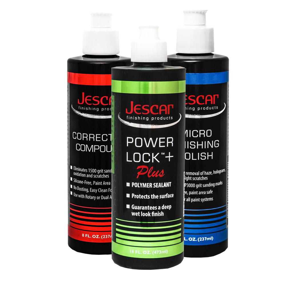 Jescar Polish Combo 8oz Jescar Color Lock Jescar Microfinishing