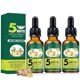 thumbnail image 1 of Suero de jengibre para el crecimiento del cabello y aceite herbal para el crecimiento capilar. Esencia de 5 días para la prevención de la caída del cabello. 3 unidades., 1 of 5