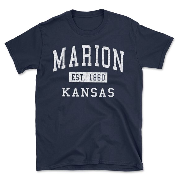 Marion Kansas Classic Established Men's Cotton T-Shirt