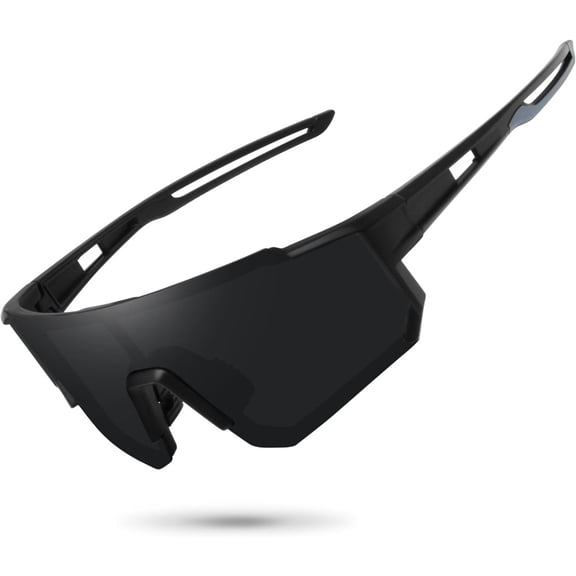 Polarized Sports Sunglasses, UV400 Anti-Glare Outdoor Glasses for Cycling, Fishing and Running