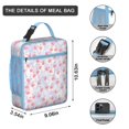 thumbnail image 3 of Flamingo Insulated Lunch Box Student Reusable Lunch Bag Fit Most Bento Boxes Cooler Tote Bag Picnic Travel, 3 of 6