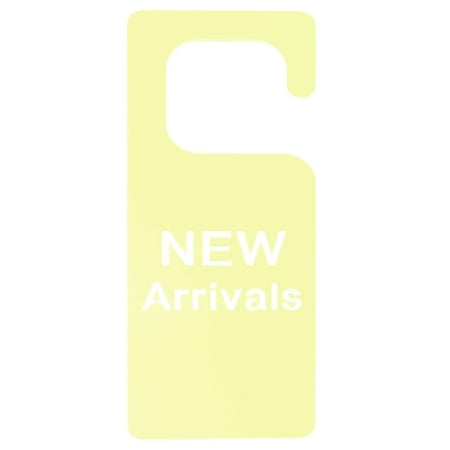 

Uxcell 9.84 Door Hanger Sign Engraved Acrylic Sign Door Tag for Store Shop Yellow