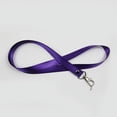 thumbnail image 5 of Ruanlalo Lanyard Solid Color Tear-resistant Nylon Rope Lanyard ID Holder for Adults Purple, 5 of 6
