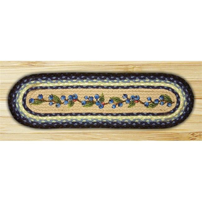 Capitol Importing 49-ST312B Blueberry - 27 in. x 8.25 in. Oval Stair Tread
