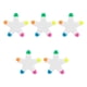 thumbnail image 4 of 5 uds., punta de pincel de resaltadores creativos en forma de estrella, bolígrafos fluorescentes 5 en 1 para diario, , toma de notas, Zulema bolígrafo fluorescente, 4 of 8