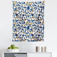 thumbnail image 1 of Abstract Tapestry, Abstract Circle Round in Color Bubble Retro Celebration Design, Fabric Wall Hanging Decor for Bedroom Living Room Dorm, 5 Sizes, Sky Blue Cinnamon, by Ambesonne, 1 of 1
