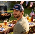 thumbnail image 6 of ShaoXinWan Mens 250th Anniversary Patriotic Trucker Hat,Flag Embroidery Breathable Mesh Back Cap,Adjustable Snapback Casual Hat for Outdoor Daily Wear, 6 of 6