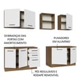 thumbnail image 4 of Cocina Integral Modular Madesa Agata 240cm Marrón/Blanco, 4 of 5