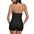 thumbnail image 2 of American Trends Womens Vintage Swimsuits One Piece Tummy Control Plus Size Bathing Suit for Women Womens Swimwear Retro Black 4XL, 2 of 5