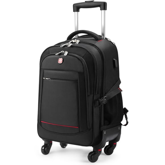 Mochila con ruedas StarCloud 45L para portátil de 17,3", resistente al agua