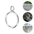 thumbnail image 3 of 10 Uds. De anillos de cortina de Metal grueso con ojales, anillos colgantes para cortinas y cortinas, ganchos con ojales, anillos colgantes, anillos de cortina, 3 of 5