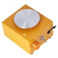 thumbnail image 4 of Mini Pottery Wheel, Mini Pottery Wheel Machine Rustproof Turntable Yellow Small Miniature Sculpting Wheel  For School Teaching, 4 of 8