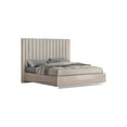 thumbnail image 2 of Whiteline BQ1753-BEI-BEI ILP-8273-2HG Platform Modern Living Waves Bed, Beige - Queen Size, 2 of 3