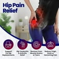 thumbnail image 5 of Hip Brace - Sciatica Hamstring Pain Relief Brace - Compression Support Wrap for Hip Flexion,Groin,SI Joint,Arthritis,Bursitis,Sciatic Nerve for Men,female,1,Black, 5 of 7