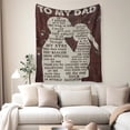 thumbnail image 3 of Flannel Fleece Throw Blanket For Dad, Lightweight Cozy Plush Blanket for Sofa Couch,50"X60", 3 of 8