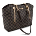 thumbnail image 3 of Montana West Tote Bag for Women Chain Top-handle Handbags, Coffee, 3 of 6