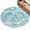 Turquoise,White, variant on Round Rugs 4Ft, Brown Anchor Nautical Round Area Rug Washable Indoor Throw Carpet, Coastal Beach Coral Starfish Soft Non Slip Circle Rug for Kitchen Nursery Room Home Decor Aesthetic
