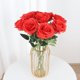 thumbnail image 5 of Bola de onda de rosa artificial de tela de seda individual, rosa para decoración de bodas, hotel y hogar, arreglo floral, flor falsa, 5 of 6