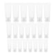 thumbnail image 1 of GOOHOCHY 30 botellas de tubos blandos de plástico vacíos rellenables transparentes para viajes, pasta de dientes, champú, loción, limpiador y cremas cosméticas, 20 ml, 30 ml, 50 ml, 1 of 7
