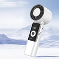 thumbnail image 6 of Wzzjkit Handheld Fan 7 Inch, 100 Speed Adjustable Turbo Fan, Rechargeable Personal Fan with 3600mAh Battery, Quiet Mini Fan for Outdoor Travel Home Office, 6 of 6