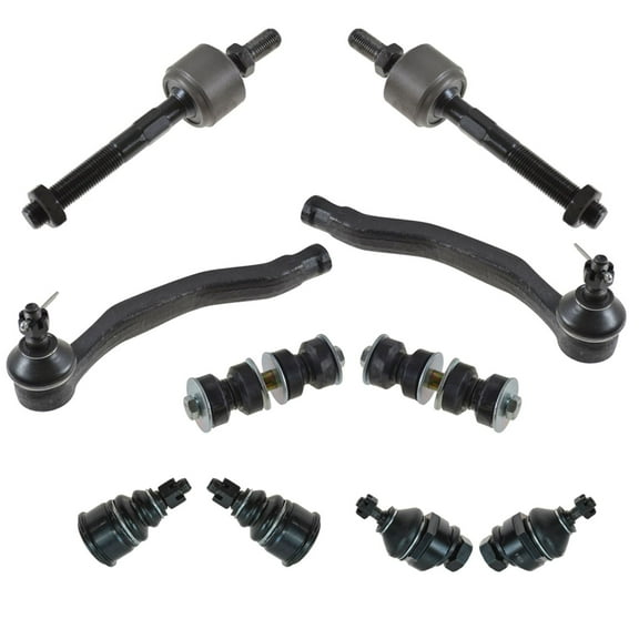TRQ 10 Piece Steering Suspension Kit Ball Joints Te Rods Sway Bar End Links New PSA64798 Fits select: 1990-1993 HONDA ACCORD