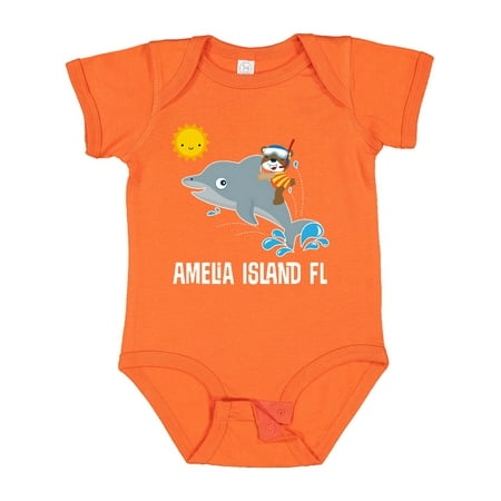 

Inktastic Amelia Island Florida Gift Baby Boy or Baby Girl Bodysuit