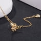 thumbnail image 4 of Pulsera de abeja pequeña con hebilla magnética invisible, pulsera de insectos de plata de ley s925, regalo de cumpleaños para el Día de San Valentín, 4 of 5