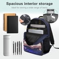 thumbnail image 5 of Pzuqiu Starry Book Axolotl Kawaii Kids Backpack for Girls 17 Inch School Backpacks for Kids Large Travel Daypack 4 pcs Bookbags with Lunch Box Set Pencil Case Water Bottle Holder, 5 of 7
