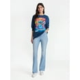thumbnail image 2 of Disney Women's Stitch Sweatshirt with Long Sleeves, Sizes XXS-XXL, 2 of 5