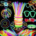 thumbnail image 1 of Glow Sticks Party Favors BUDI, 467 unidades, para niños y adultos, 20 ml, 8 colores, 1 of 7