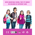 thumbnail image 2 of ZOHAN 032 Kids Noise Canceling Headphones, 28dB SNR Kids Earmuffs for Fireworks, Party, School-Pink, 2 of 6
