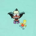 thumbnail image 4 of The Simpsons Men's' Bart Graffiti Krusty The Clown Double-Sided T-Shirt, 4 of 5