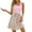 Pink, variant on Ahuyic Womens Summer Casual Dress,Womens Plus Size Dress,Womens Elegant Temperament Contrasting Sleeveless Dress,Pink,L