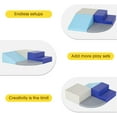 thumbnail image 5 of QRKD 4-Piece Set Climbing Toys for Toddlers 1-3 and Climb Foam Play Set Babies Foam Blocks Toddler Climbing Toys Indoor Baby Climbing Toys Children’s Toy for Crawling Climbing and Sliding（Blue）, 5 of 15