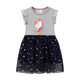 thumbnail image 1 of Vestido de verano para niñas, estampado de unicornio de dibujos animados, ropa para niños, Vestidos informales de malla de estilo coreano, traje de fiesta de cumpleaños, Vestidos Outfits7T Gao Jinjia LED, 1 of 2