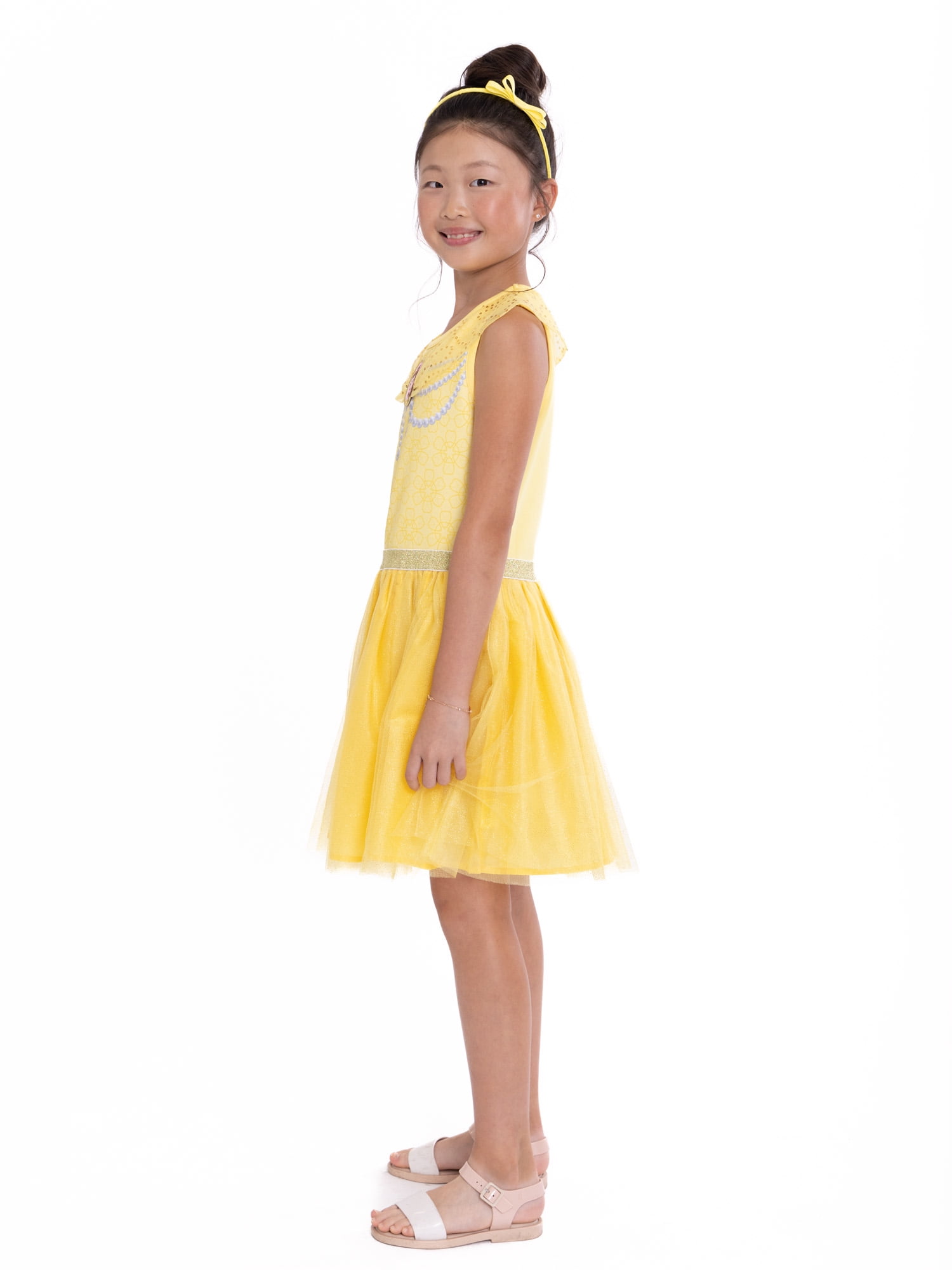 Disney Princess Girls Belle Cosplay Dress, Sizes 4-16