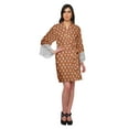 thumbnail image 4 of Moomaya Cotton Robes For Women Lightweight Printed Short Bridesmaid Robes, 4 of 6