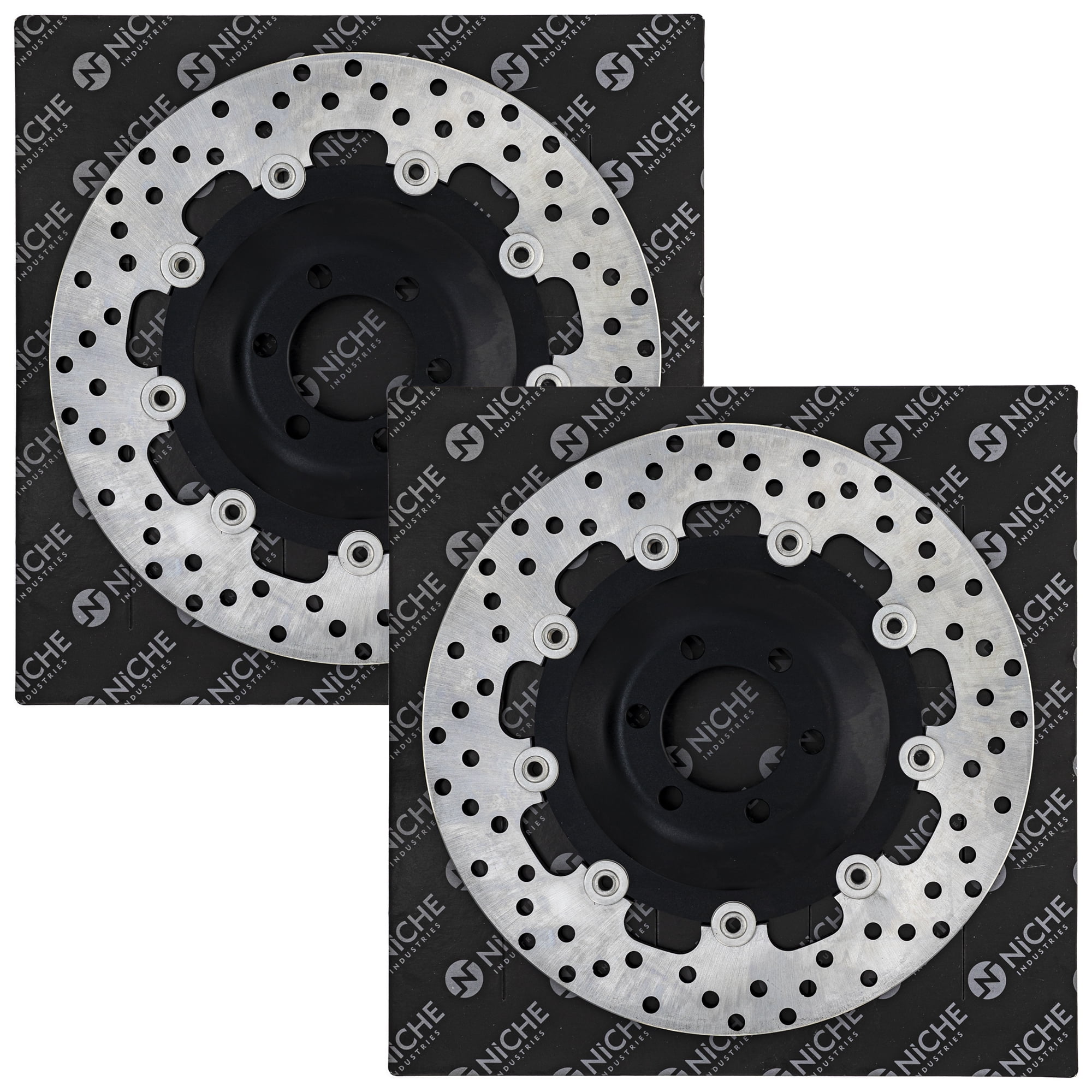 プー　ロリンザー Niche Front Brake Rotor Set for Kawasaki Ninja ZX6 ZZR600