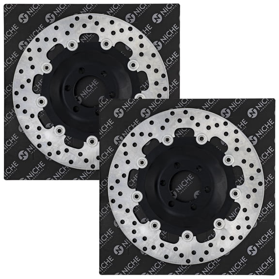 Niche Front Brake Rotor Set for Suzuki Katana 1100 59210-48B11 59220-48B11 519-CRT2678R