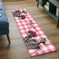 thumbnail image 4 of Valentine's Day Washable Area Rug 2 x 6 ft Skull Rose Love, Soft Non Slip Rugs Stain Repellent Indoor Felt Carpet for Living Dining Room Bedroom Home Office, 4 of 9